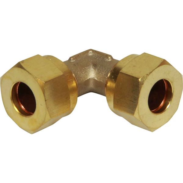 AG Brass Equal Elbow Coupling 10 x 10mm