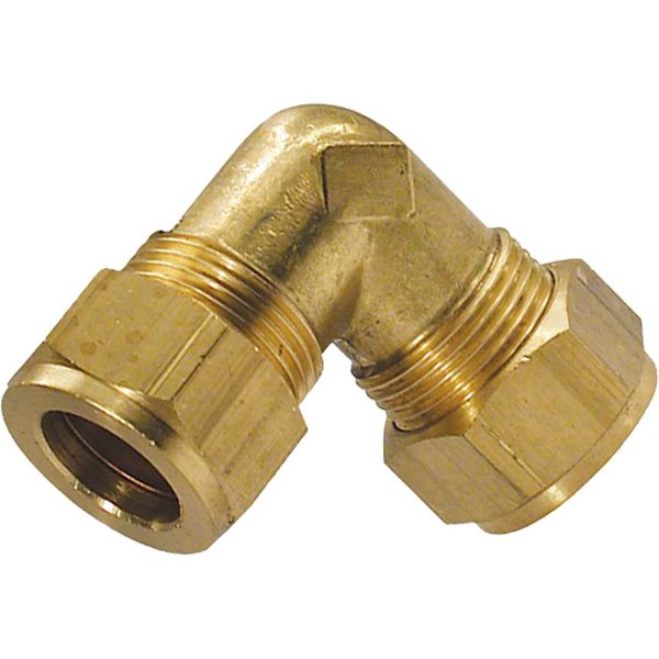 AG Brass Equal Elbow Coupling 12 x 12mm