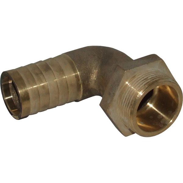 AG Right Angle Hose Connector Bronze 1-1/2" BSP - 1-1/2" Hose