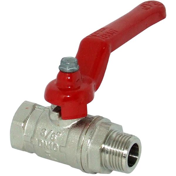 AG Lever Ball Valve PN50 3/8" BSP Male to Female