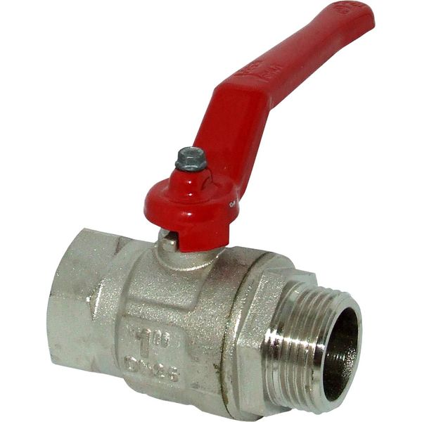 AG Lever Ball Valve PN40 1" BSP Male to Female