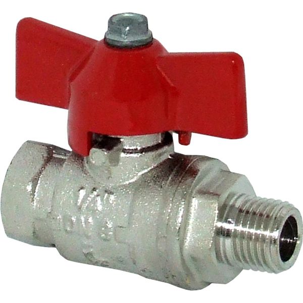 AG Tee Ball Valve PN40 1" BSP Male to Female