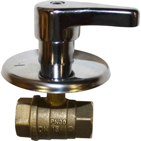 AG Bulkhead Ball Valve Cold 1/2" BSP Female Ports