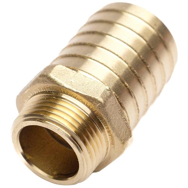 AG DZR Hose Connector 1" BSP Taper Male - 1-1/2" Hose