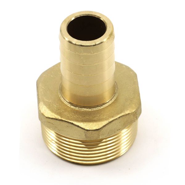 AG DZR Hose Connector 1-1/2" BSP Taper Male - 1" Hose