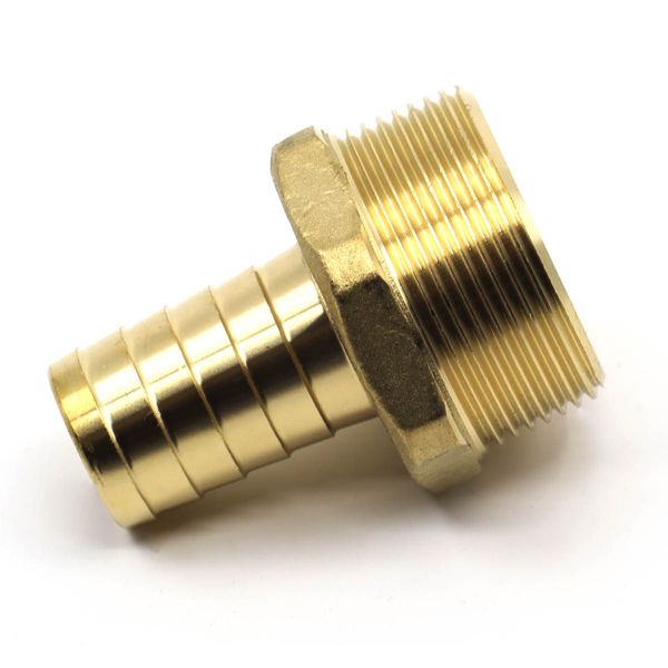 AG DZR Hose Connector 1/2" BSP Taper Male - 1/2" Hose