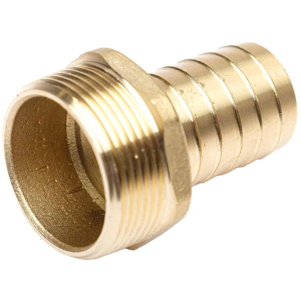 AG DZR Hose Connector 1-1/2" BSP Taper Male - 1-1/4" Hose