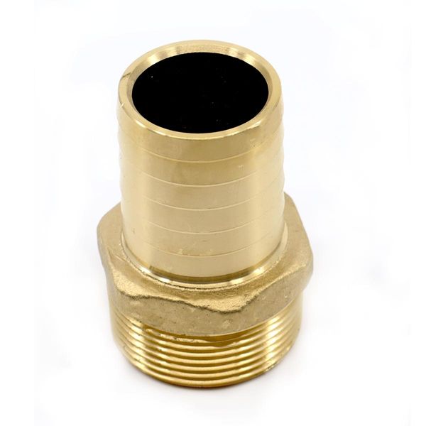 AG DZR Hose Connector 1-1/2" BSP Taper Male - 1-1/2" Hose