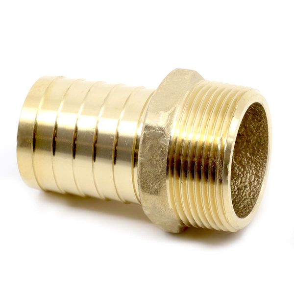 AG DZR Hose Connector 1-1/2" BSP Taper Male - 1-1/2" Hose