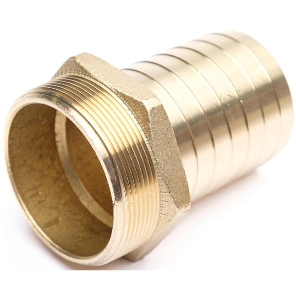 AG DZR Hose Connector 2-1/2" BSP Taper Male - 2-1/2" Hose