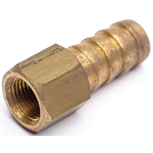 AG Brass Hose Connector 1/8" BSP Female - 3/8" Hose