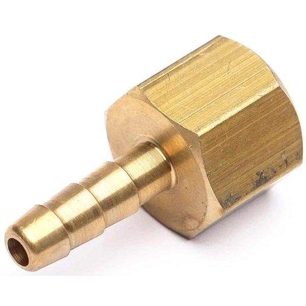 AG Brass Hose Connector 1/4" BSP Female - 1/4" Hose