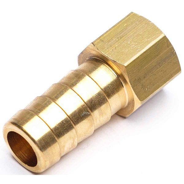 AG Brass Hose Connector 1/4" BSP Female - 1/2" Hose