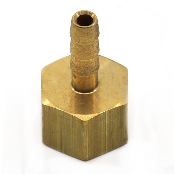 AG Brass Hose Connector 3/8" BSP Female - 1/4" Hose