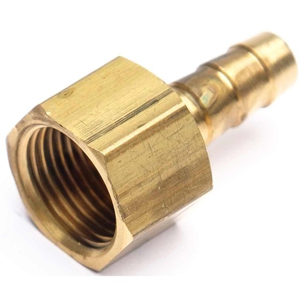 AG Brass Hose Connector 3/8" BSP Female - 5/16" Hose