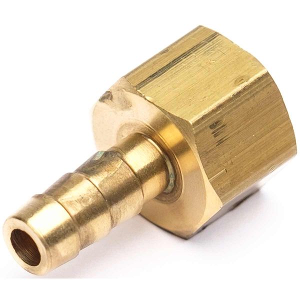 AG Brass Hose Connector 3/8" BSP Female - 5/16" Hose