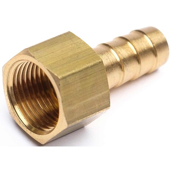 AG Brass Hose Connector 3/8" BSP Female - 3/8" Hose