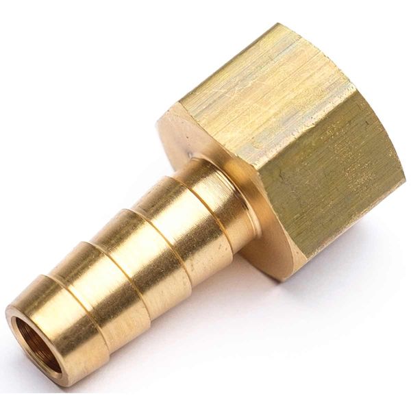 AG Brass Hose Connector 3/8" BSP Female - 3/8" Hose