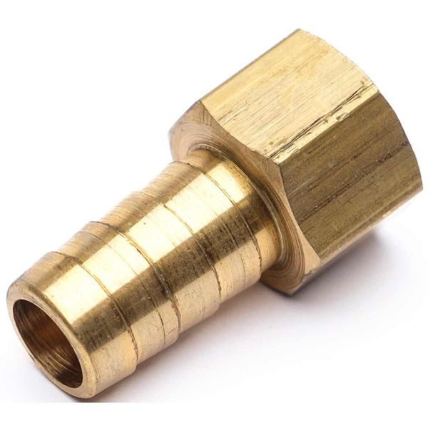 AG Brass Hose Connector 3/8" BSP Female - 1/2" Hose