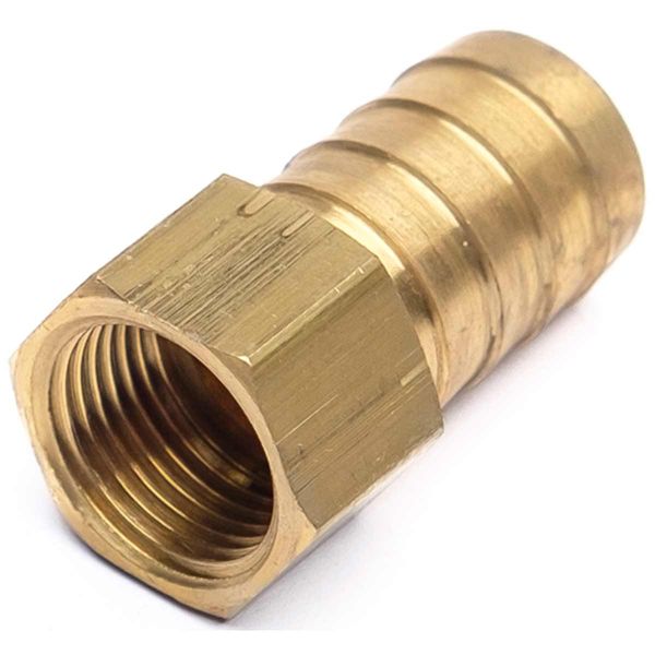 AG Brass Hose Connector 3/8" BSP Female - 5/8" Hose