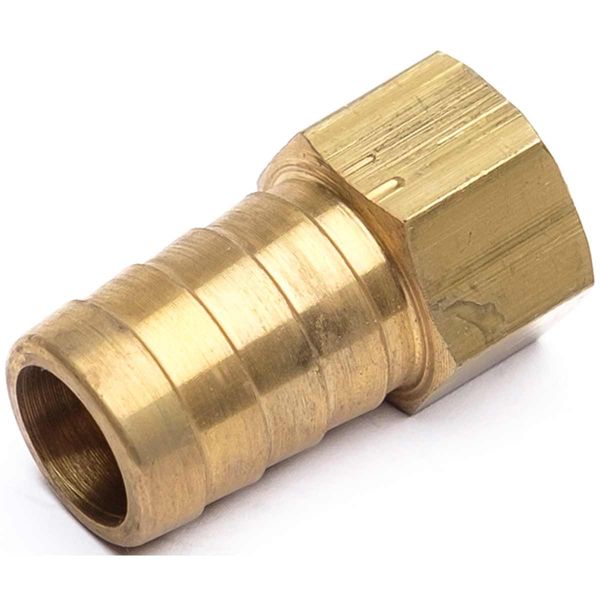 AG Brass Hose Connector 3/8" BSP Female - 5/8" Hose