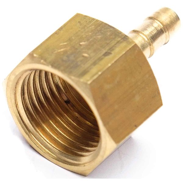 AG Brass Hose Connector 1/2" BSP Female - 1/4" Hose