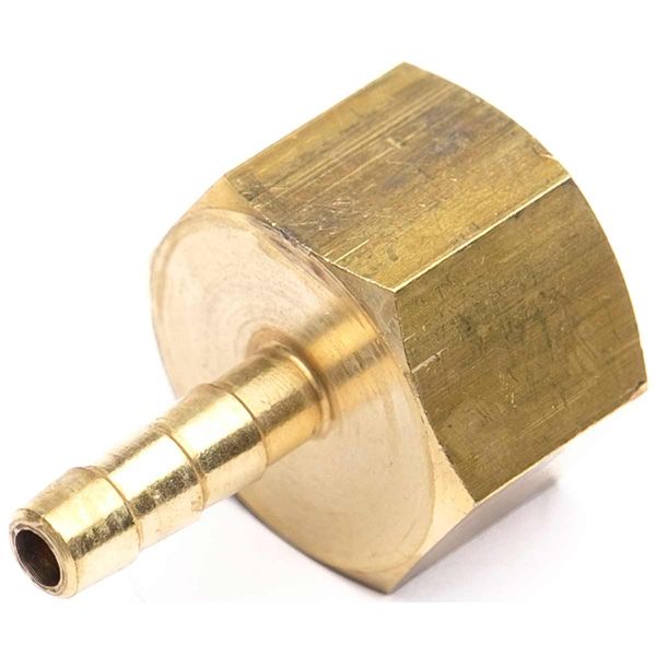 AG Brass Hose Connector 1/2" BSP Female - 1/4" Hose