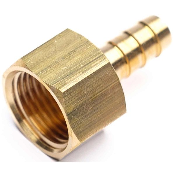 AG Brass Hose Connector 1/2" BSP Female - 3/8" Hose