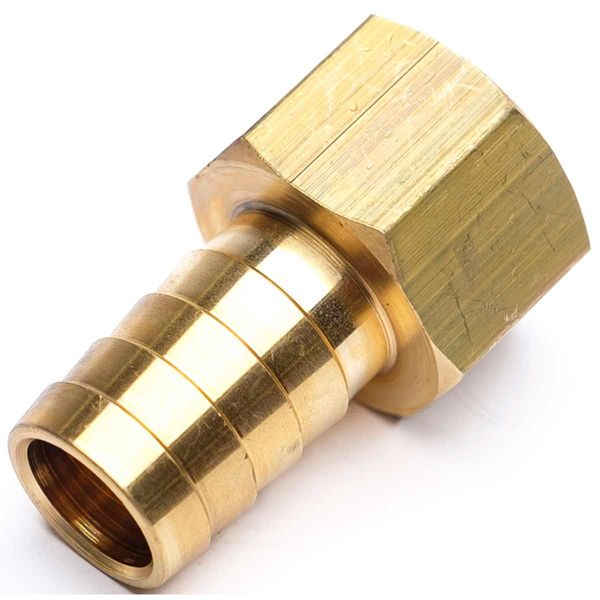 AG Brass Hose Connector 1/2" BSP Female - 5/8" Hose