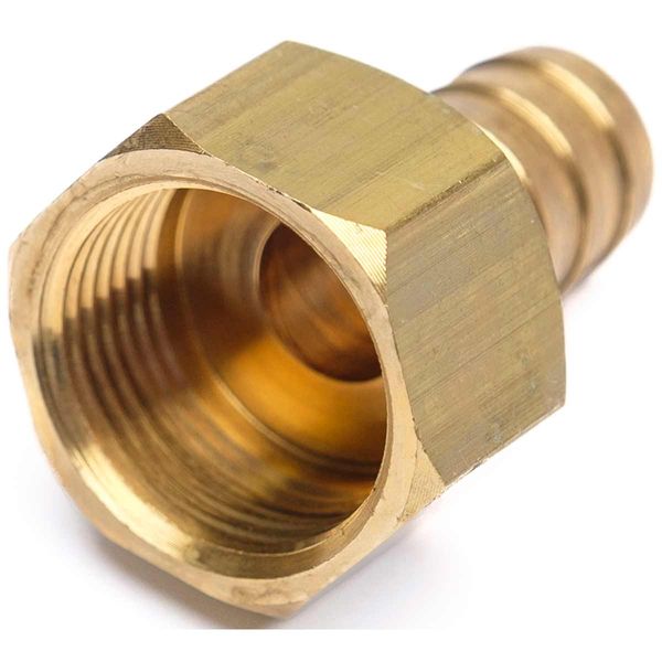 AG Brass Hose Connector 3/4" BSP Female - 5/8" Hose