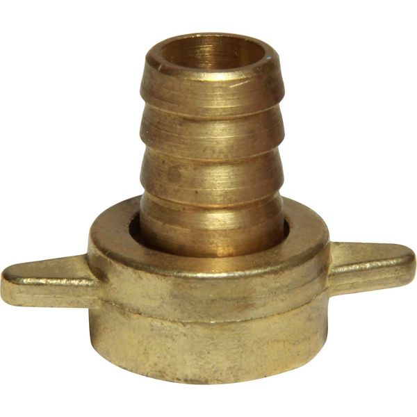 AG Brass Lug Union Hose Connector 1/2" BSP Female - 1/2" Hose