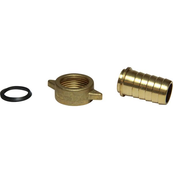 AG Brass Lug Union Hose Connector 3/4" BSP Female - 3/4" Hose