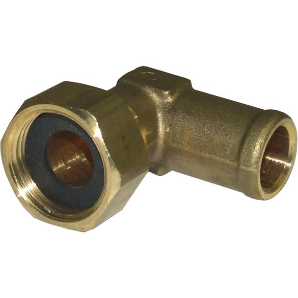 AG Brass 90 Degree Cap & Hose Tail 3/4" BSP Female - 3/4" Hose