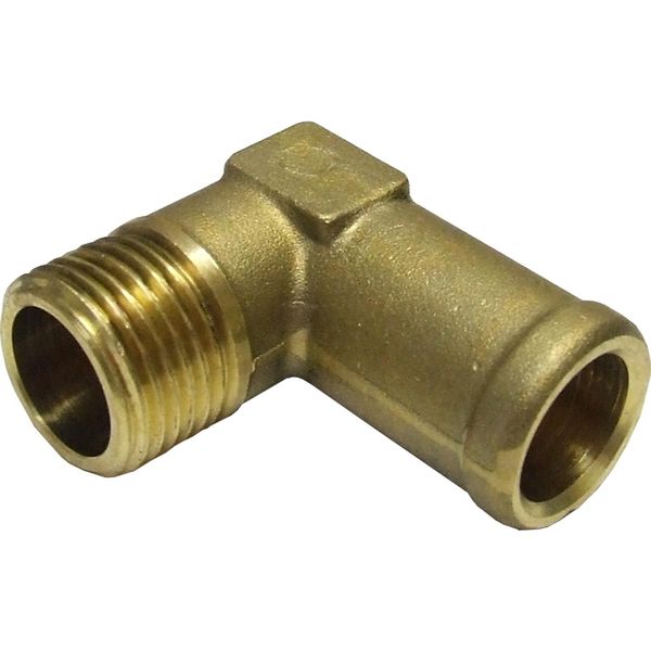 AG DZR 90 Degree Connector 1/2" BSP Male - 3/4" Hose