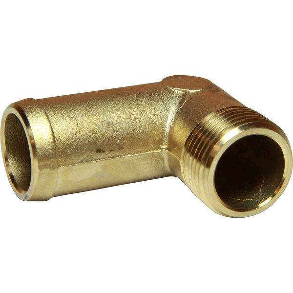 AG DZR 90 Degree Connector 3/4" BSP Male - 1" Hose