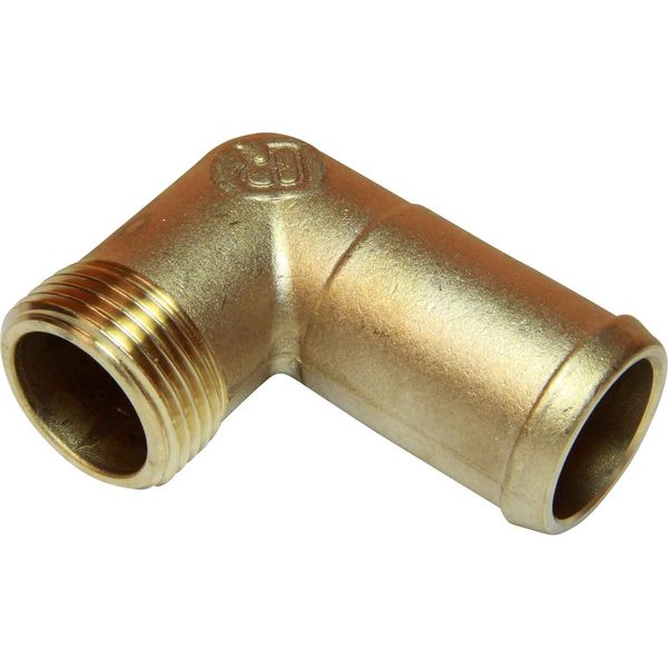 AG DZR 90 Degree Connector 1" BSP Male - 1-1/4" Hose