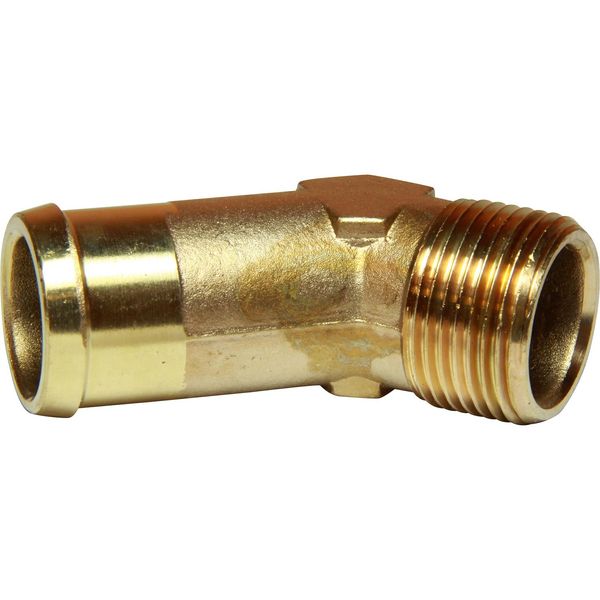 AG DZR 45 Degree Connector 3/4" BSP - 1" Hose