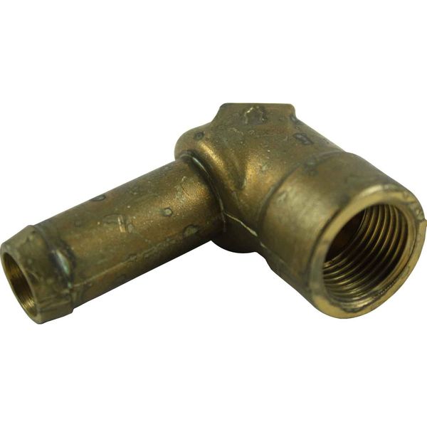 AG DZR 90 Degree Connector 3/8" BSP Female - 1/2" Hose