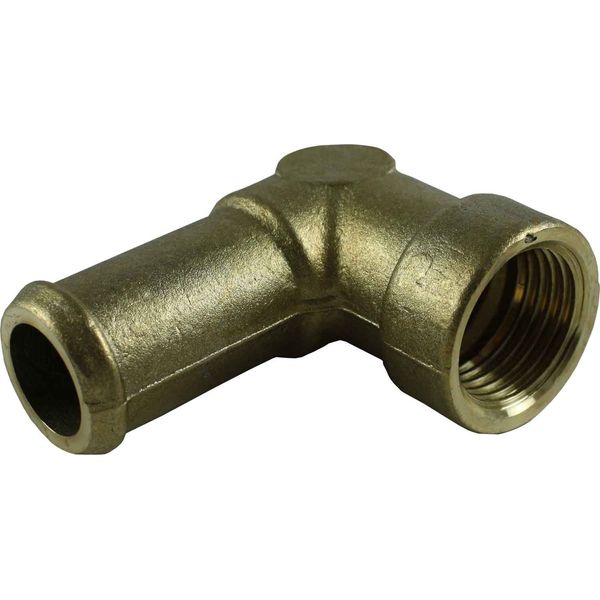 AG DZR 90 Degree Connector 1/2" BSP Female - 3/4" Hose