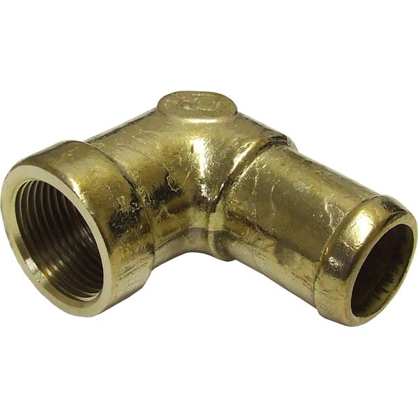 AG DZR 90 Degree Connector 3/4" BSP Female - 1" Hose