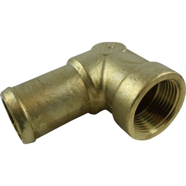 AG DZR 90 Degree Connector 3/4" BSP Female - 1" Hose