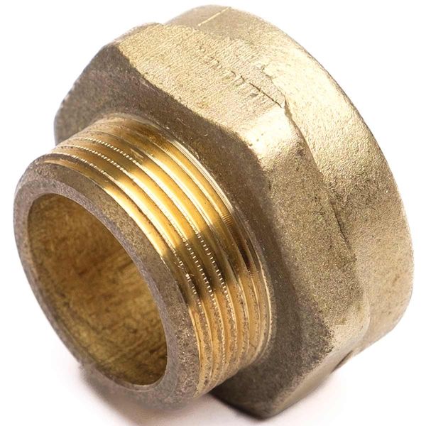 AG DZR Hex Nipple 1-1/2" Female x 1-1/4" Male