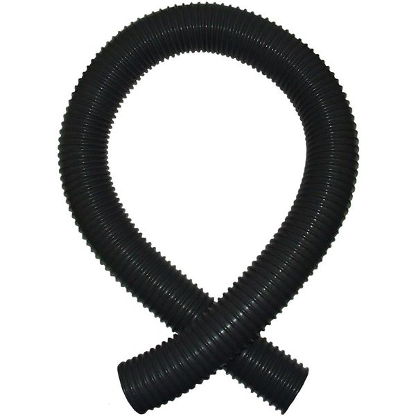 AG 90mm Superflex PVC Ducting Black (Per Metre)