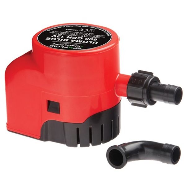 Johnson Ultima Bilge Pump 800GPH 12V Integrated Switch (Bulk)