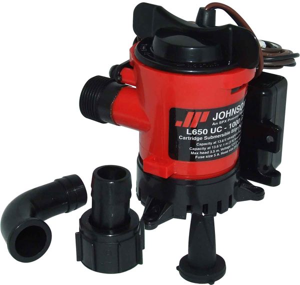 Johnson L650 Ultima Combo Automatic Bilge Pump (12V / 1000 GPH / 19mm)