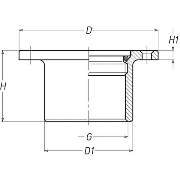 AG Deck Plate Bronze 5" BSP