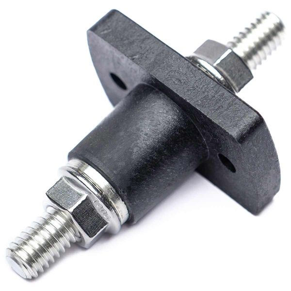 Blue Sea Feed Through Connector 3/8" Black (10)