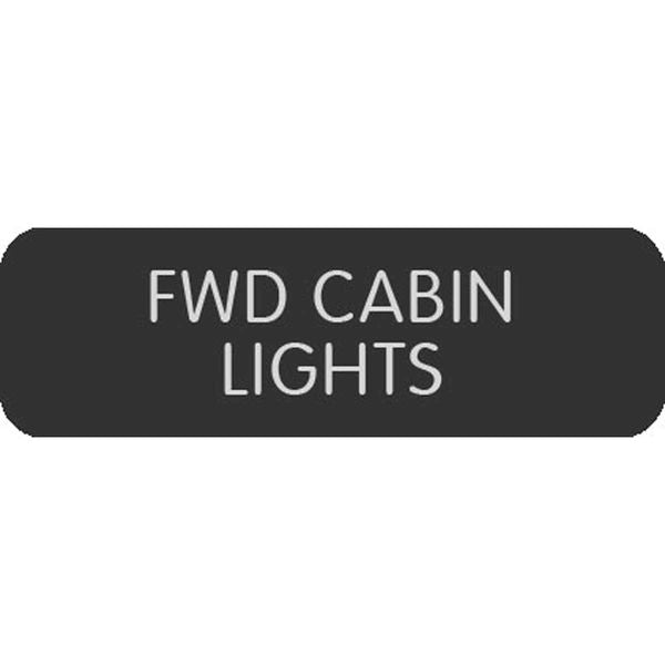 Blue Sea Large Format Label No.217 Forward Cabin Lights