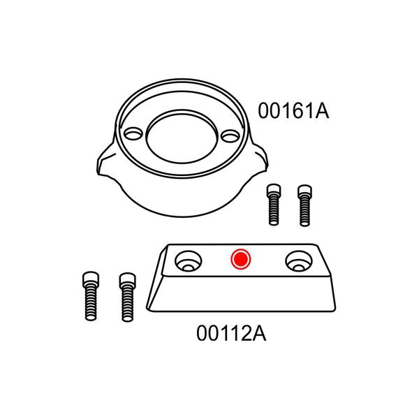 Aluminium Anode Volvo 290 Kit