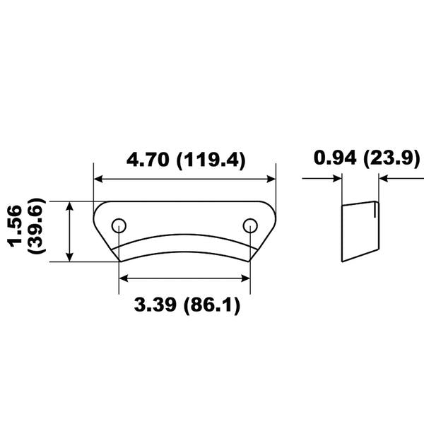 Aluminium Anode Transom Shield Volvo DPH/DPR